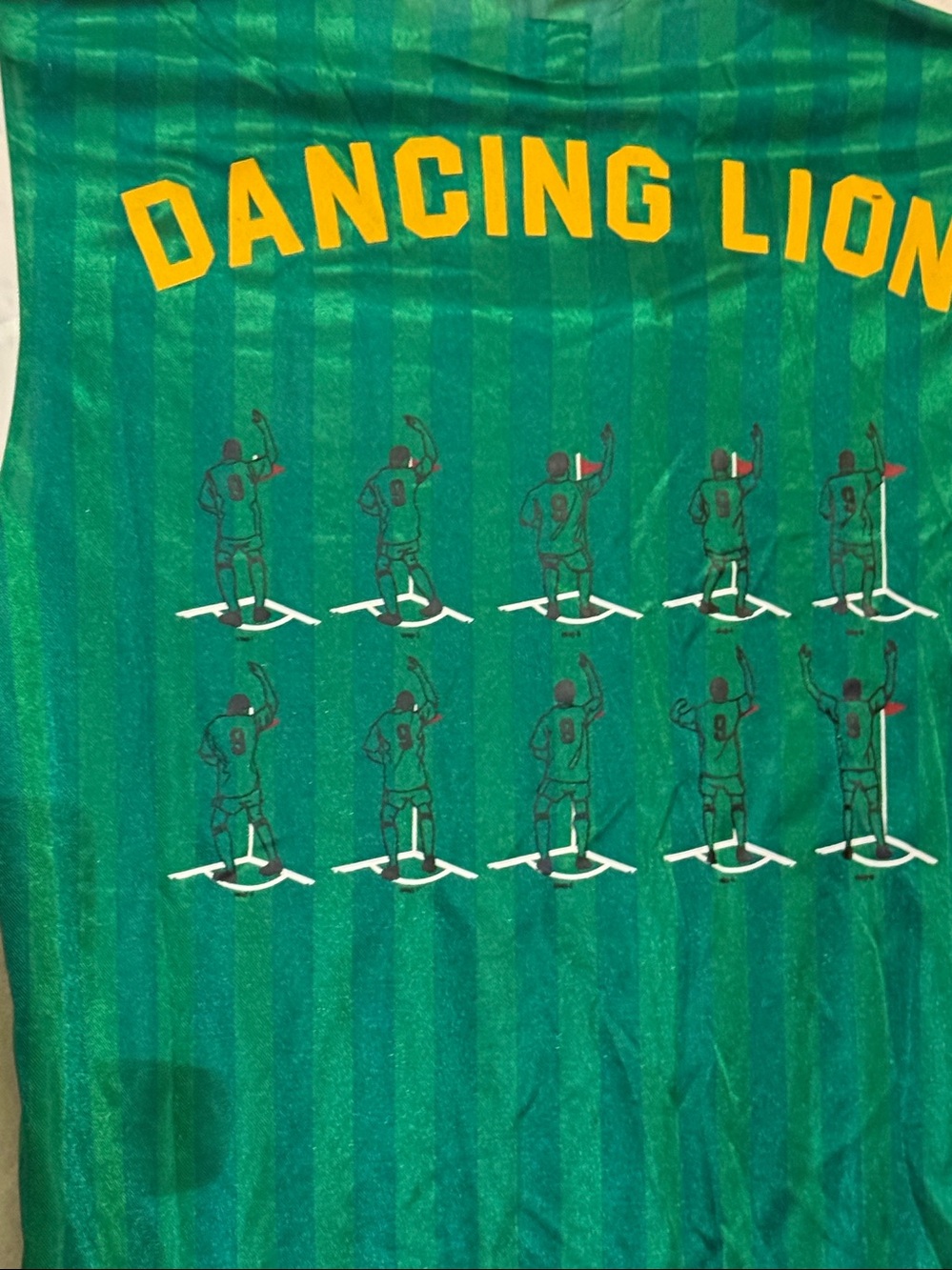 World Cup Greatest Moments adidas Green and White Cameroon 1990 Football Jersey - Picture 4 of 16